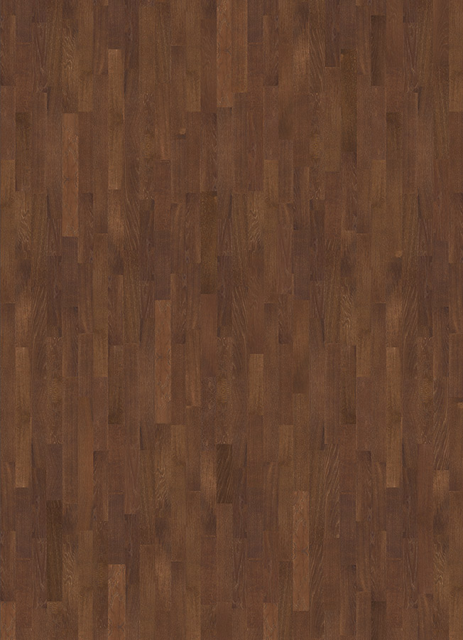 Tölgy Rustic, 3 sávos barna matt lakozott szalagparketta