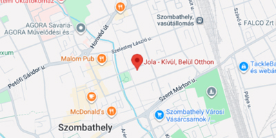 Üzletünk térképe